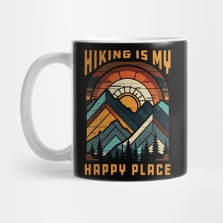 Hiking is My Happy Place - Get Outside and Explore with this Adventure Tee Mug